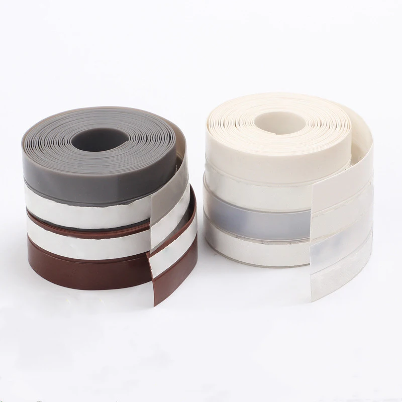 Door Bottom Seal Strip Weather Window Rubber Seal Weatherstrip Windproof Dust Self Adhesive Door Windshield Sealing Tape