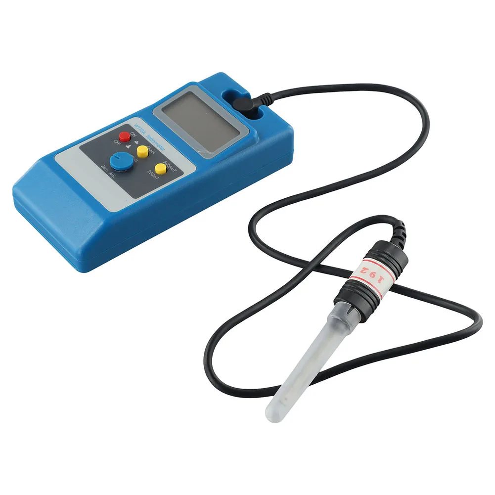 

WT10A Gaussmeter Digital Gigital Gauss Meter Magnetometer Surface Magnetic Field Tester 0~2000mT Fluxmeter Ns Function Search