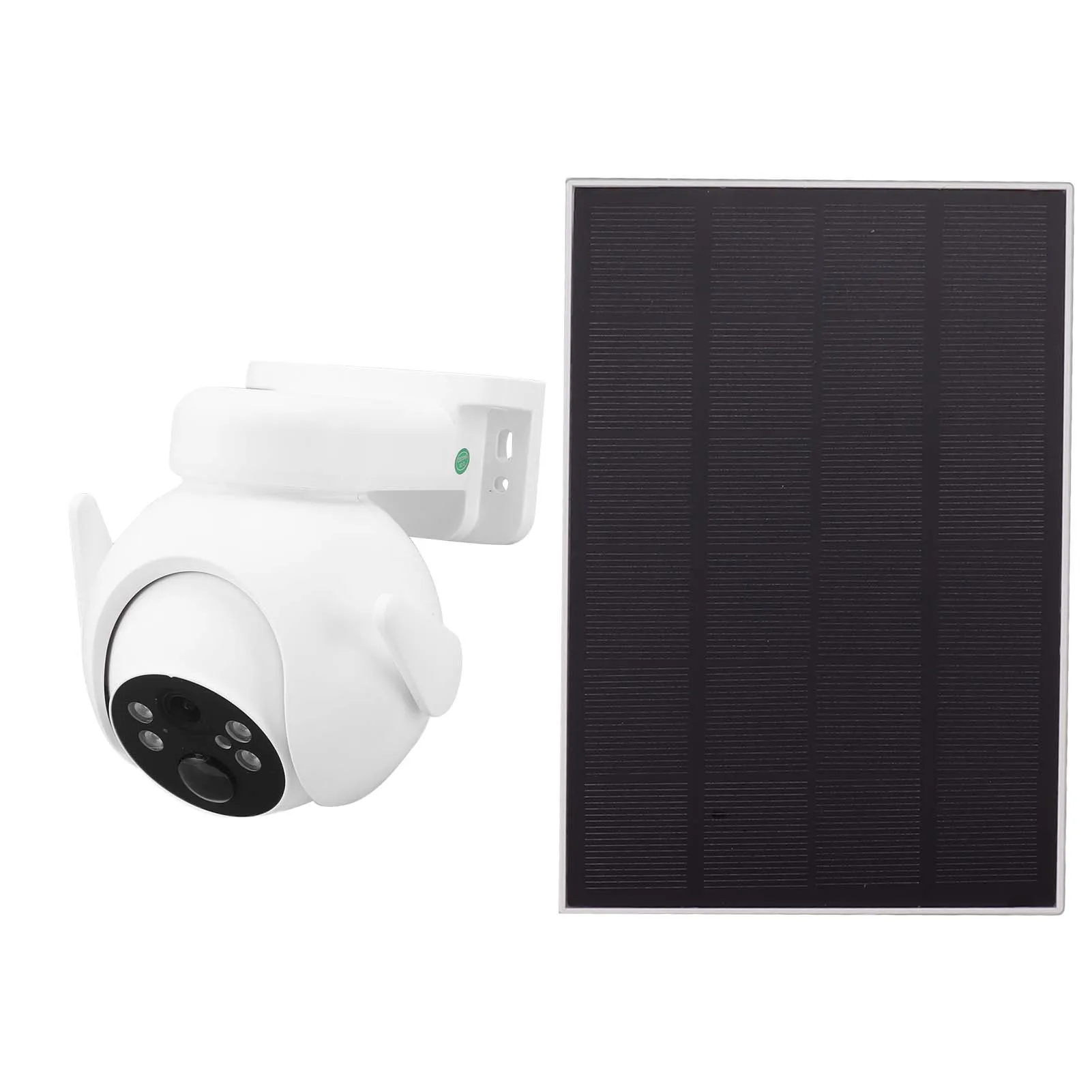 Solar Camera Camera Outdoor Solar Powered HD Humanoid Tracking Full Color Night Wireless Rotatable for Outdoor