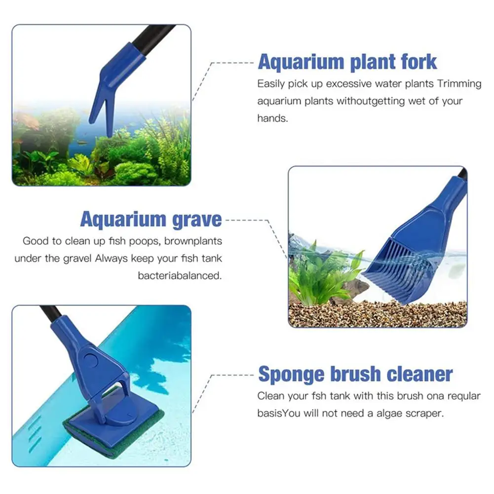 5-in-1 Fish Tank Cleaning Kit