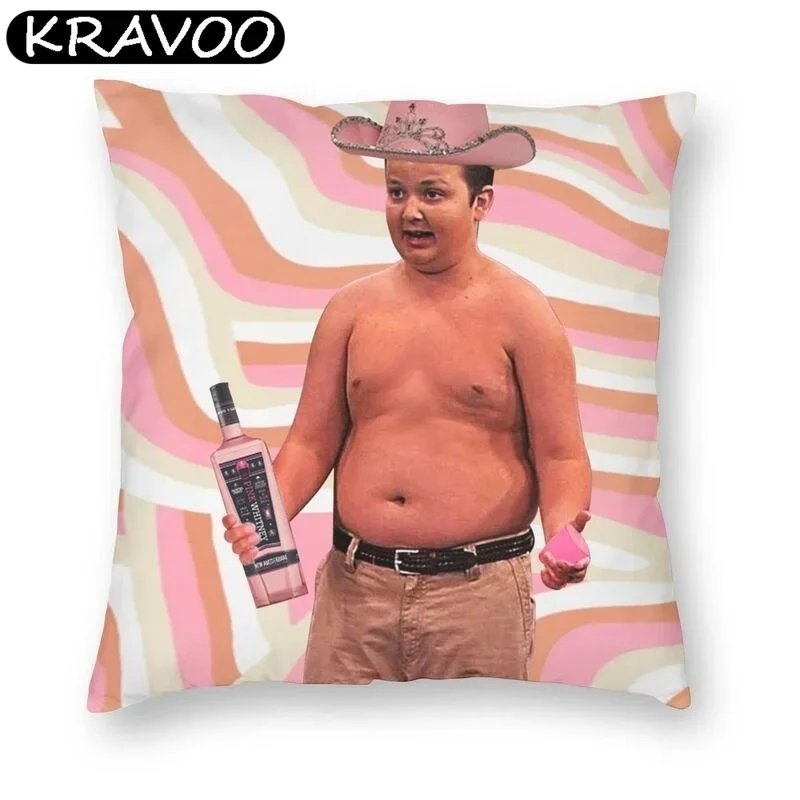 

Nordic Gibby Meme Icarly Polyester Cushion Cover For Sofa TV Show Noah Munck Pink Whitney 45x45cm Pillow Case Room Decoration