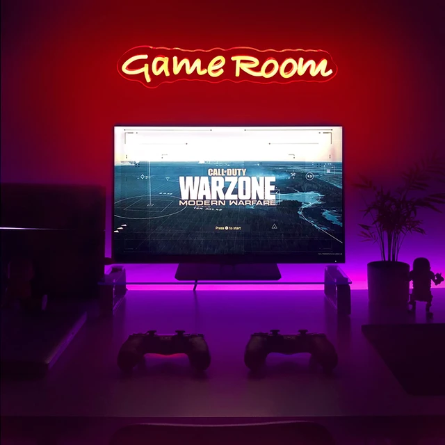 Neon Lights Signs Game Room, Led Light Neon Design Gamer
