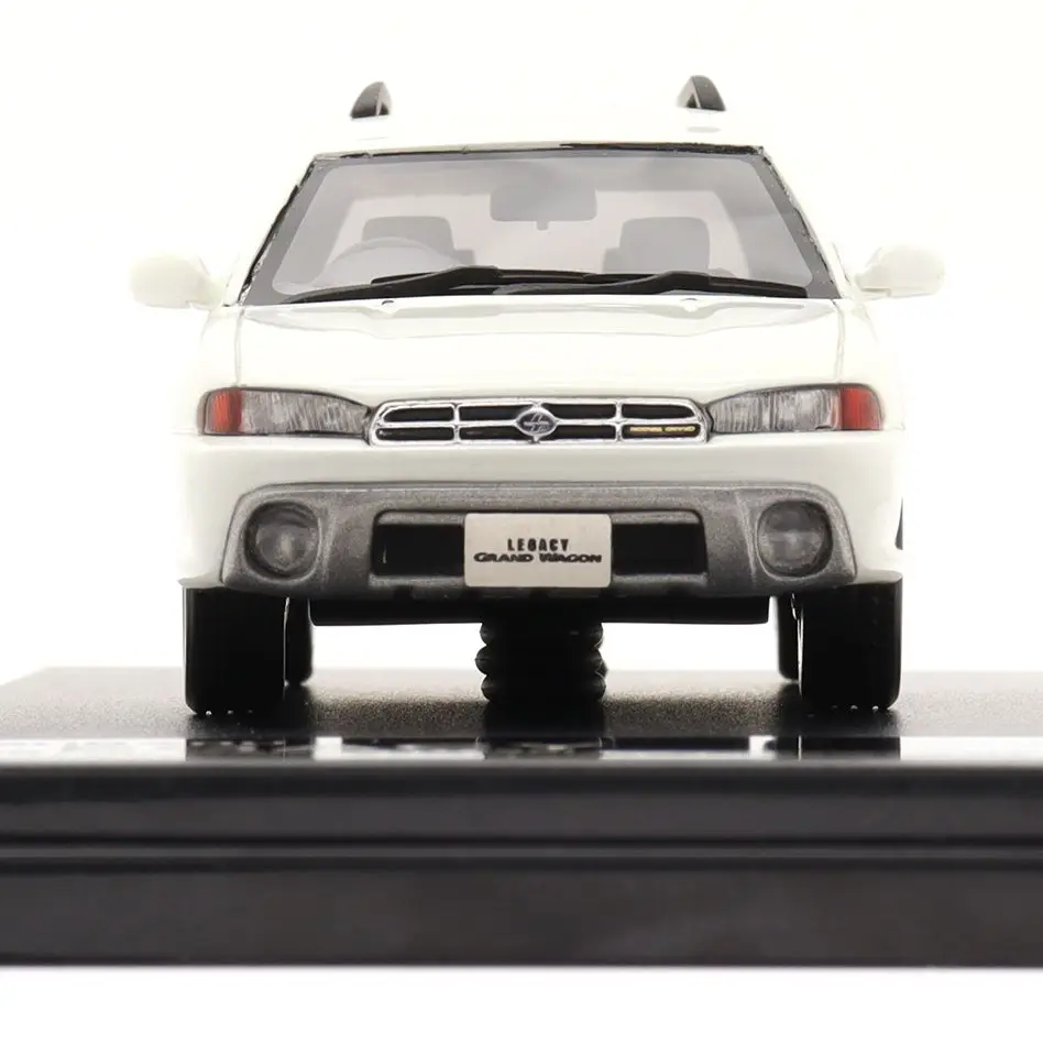 Miniature Hi-Story 1/43 Subaru Legacy Grand Wagon 1996, Blanche, Résine