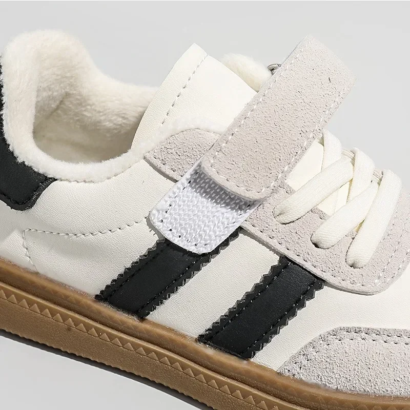 Children Casual Sneakers New Black Soft Bottom Girls Boys German Training Shoes Autumn Winter Fashion Red Kids Baby Casual Shoes 4