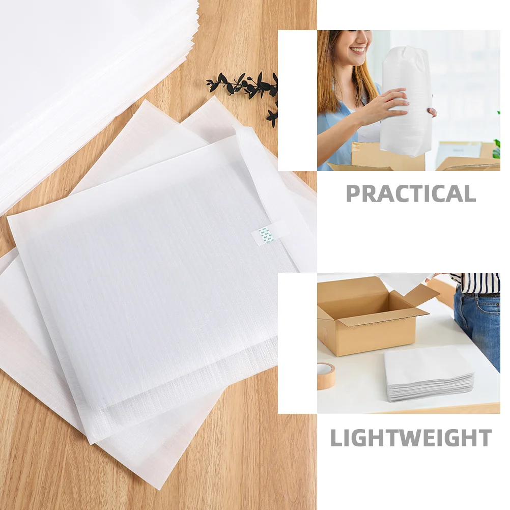 100 Pcs Bubble Packaging Bag Material Cushion Wrap for Plates Packing Foam Moving Supplies Cup Mug