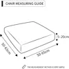 Waterproof Sofa Couch Cushion Covers Replacement Chair Cushion Covers Stretch Cushion Slipcovers Furniture Protector 2