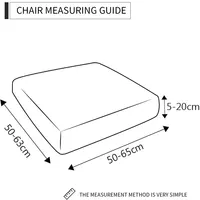 Waterproof Sofa Couch Cushion Covers Replacement Chair Cushion Covers Stretch Cushion Slipcovers Furniture Protector 2