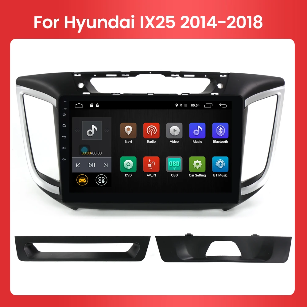 Factory Price Car stereo Radio Multimidia Video Player For hyundai Creta ix25 2016-2018 Head Unit Navigation GPS Accessories BT |