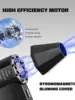 THERAGUN X3PRO Mini Handheld Turbo Jet Fan-150000RPM Powerful Compressed air Duster for Car Dryer/PC/Home-Industrial Duct Blower 5