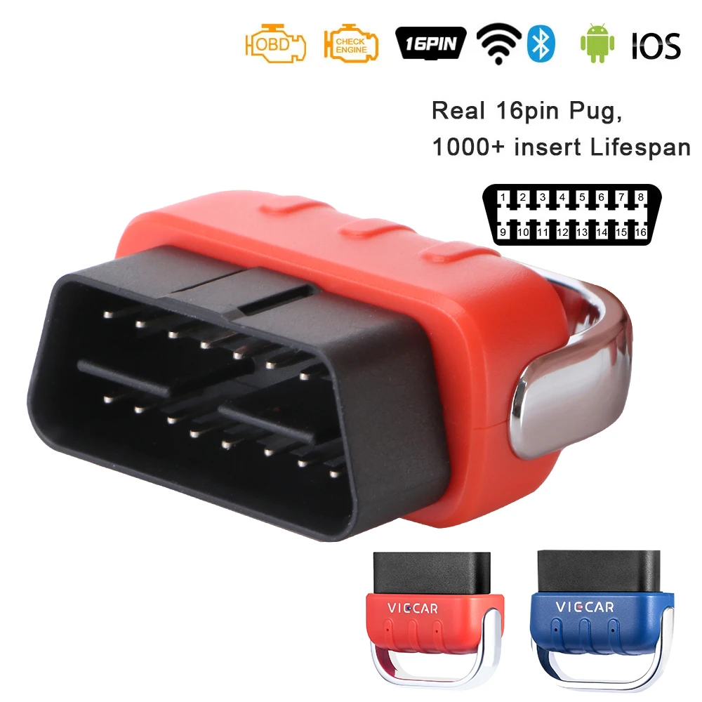 

V2.2 Bluetooth 5.0 Scan Tool Code Reader PIC18F25K80 WIFI OBD2 Scanner MINI OBD2 Car Diagnostic Tool for Android/IOS