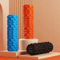 Vibrating Foam Roller Yoga Column Rechargeable Muscle Roller 5 Modes Tissue Massager Yoga Pilates Balls Jawline - Image 5