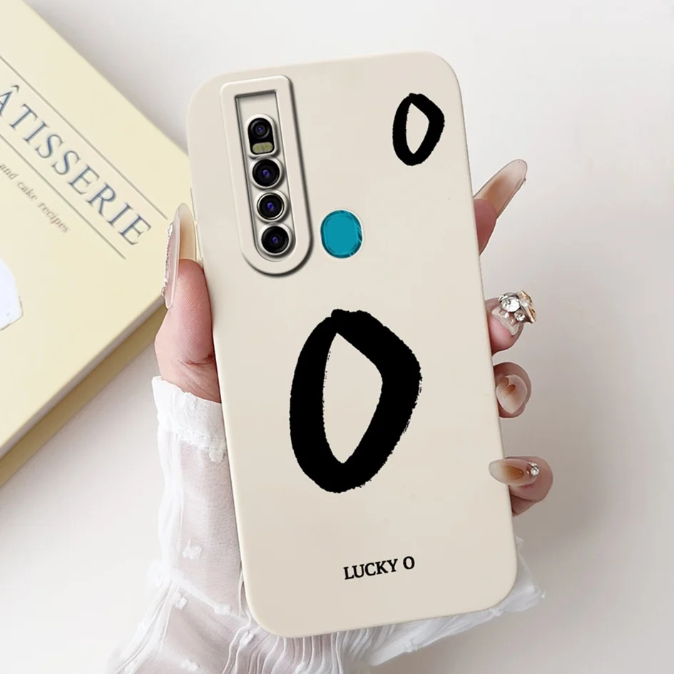 Luxury Initial Letters Soft Silicone Bumper Case