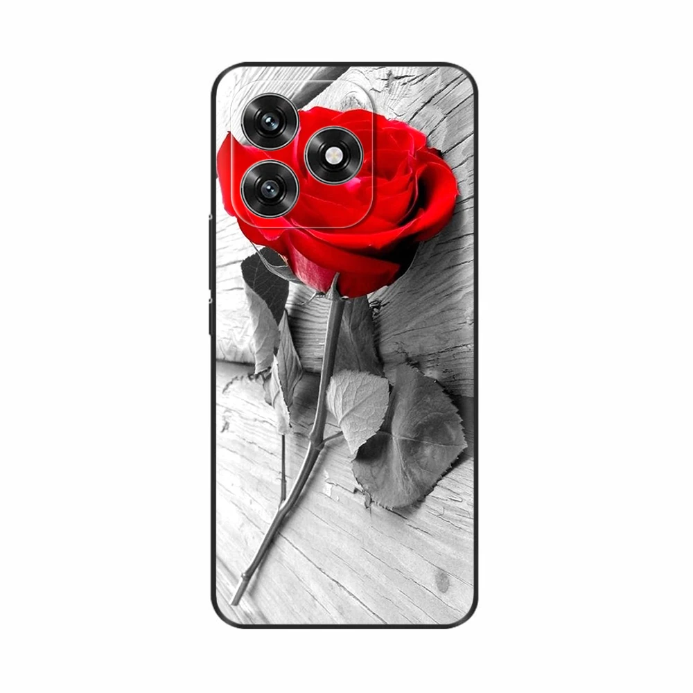 Black Silicone Shockproof Phone Case - Soft Back Cover and Protective Shell