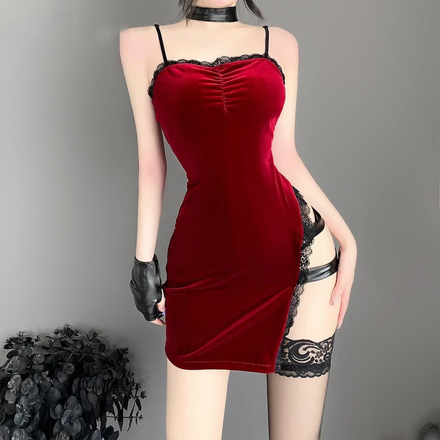 Resident 4 Ada Wong Evil Cosplay Costume Dress for Women Outfits Halloween  Carnival Disguise Suit for Adult Women Girls - AliExpress