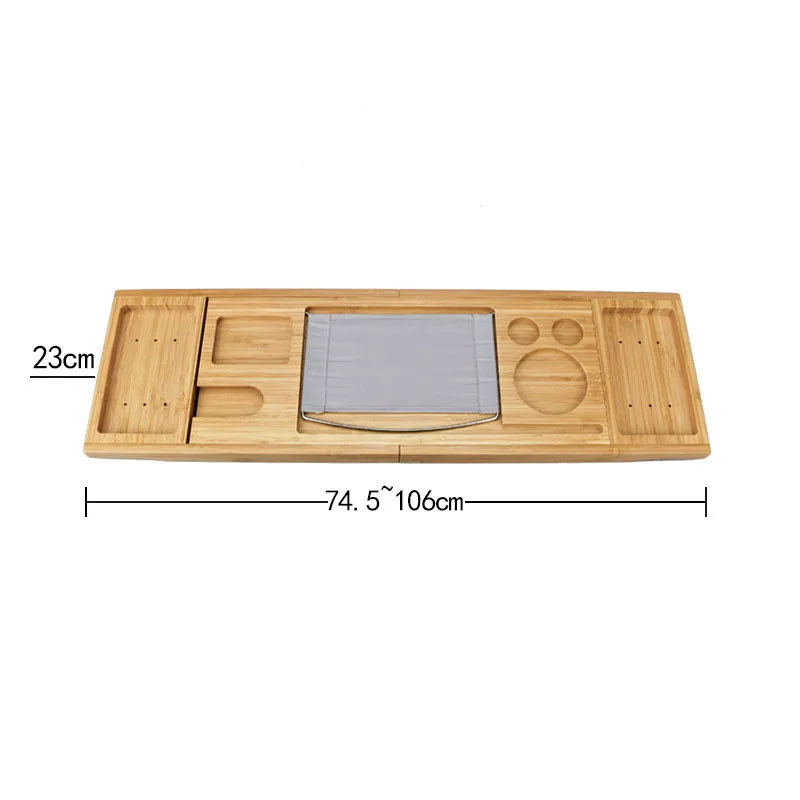 Extendable Bath Tray Bathtub Tray Bath Tub Bamboo Bathroom Shelf Tub Shelf Home Furniture