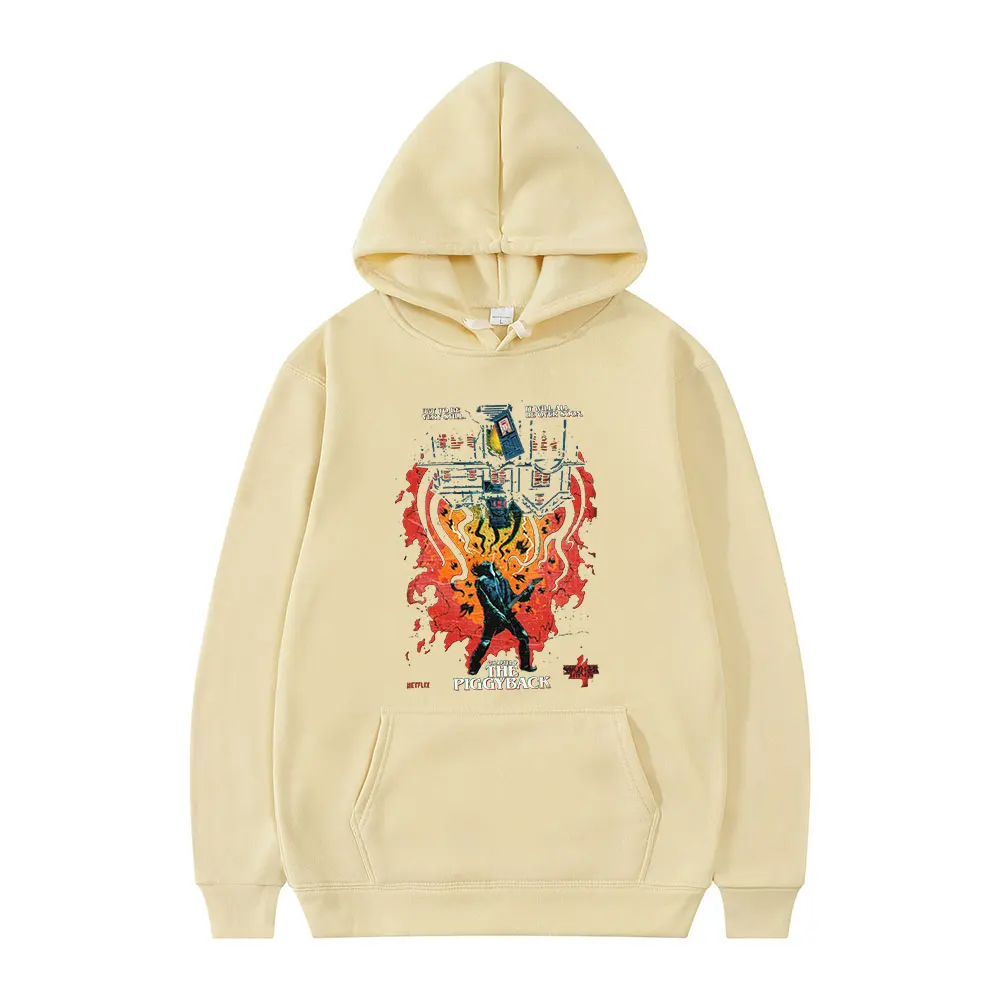 thumbnail image 1 of Chándal de diseño Simple para hombre, sudadera holgada con capucha de gran tamaño, Jersey estampado, ropa de calle Punk Harajuku, 1 of 5