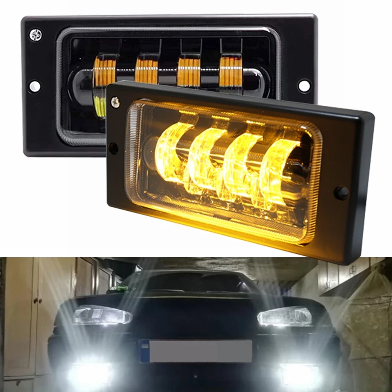 Светодиодные противотуманные фары Lada 2110-2114 светодиодные Salman Sal-Man Metal VAZ 2110 2111 2112 2113