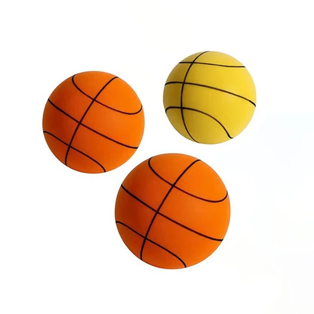 Ballon de football silencieux Taille 5 Intérieur Mousse silencieuse Taille  3 Muet Bouncing Ball Air Bounce Ballon de basket-ball silencieux