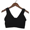 S-6XL Hollow Out Women Sport Bra Fitness Yoga Running Vest Underwear Padded Crop Tops Underwear No Wire-rim gym top bras 5