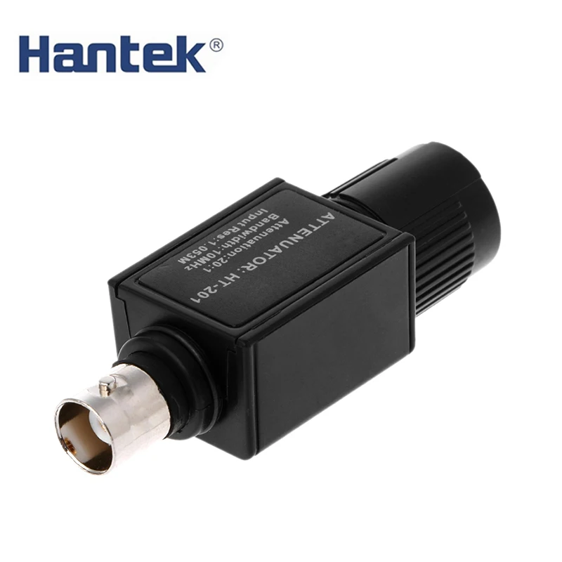 Fixed Attenuators Hantek Attenuator HT201 attenuates 20 times maximum 10mhz 300V suitable for BNC oscilloscope 1008C 6074BE automotive diagnosis
