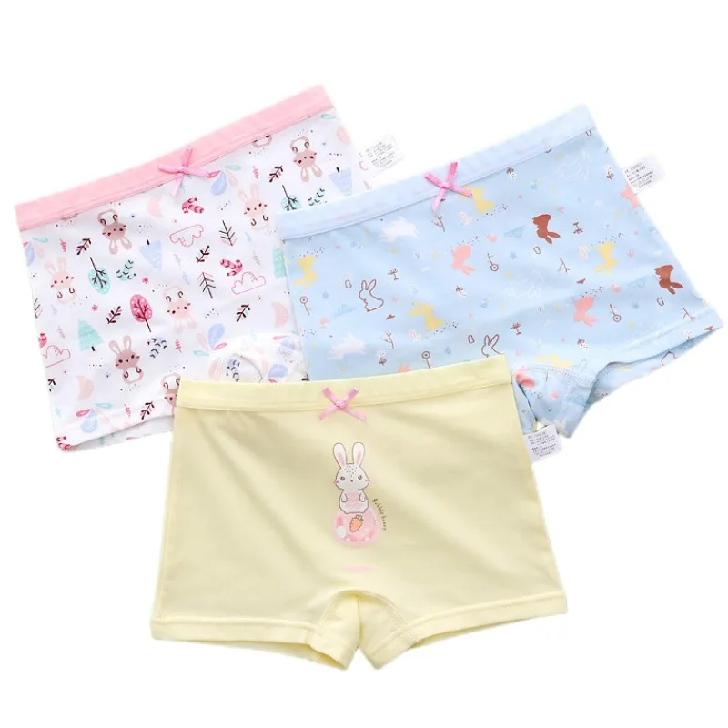 Children Quality Briefs Soft Breathable Underwear Girl Quality Cotton Boxers  Size 85-165 Healthy Panties Kids Comfortable Boxers