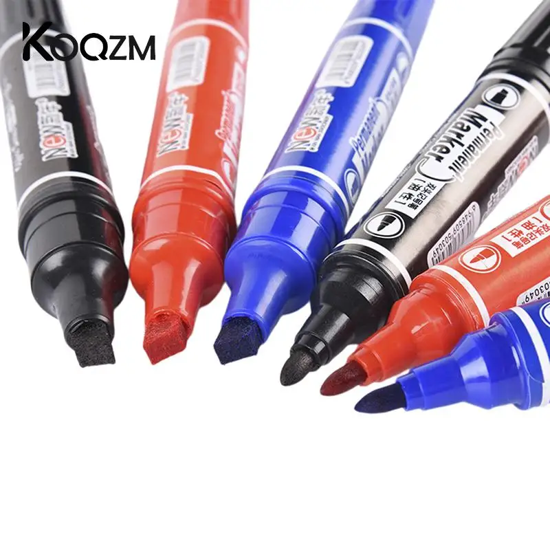 Waterproof Permanent Marker Bullet Office Supplies Dual tip Permanent Markers