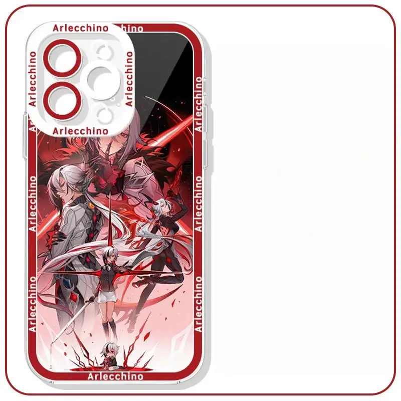 Genshin Impact Furina Arlecchino Themed Phone Case