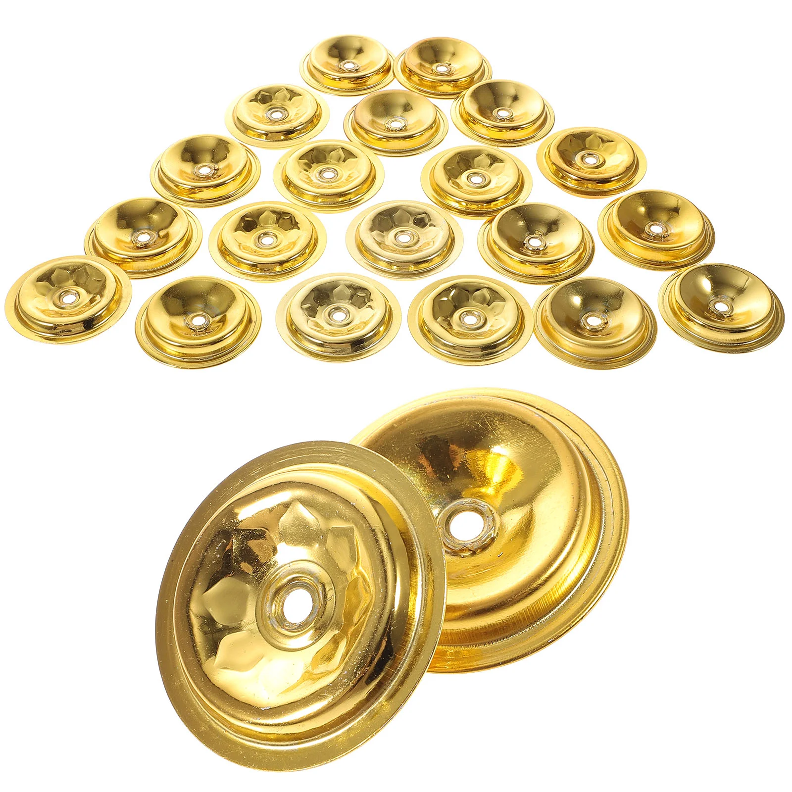 20 Pcs Lotus Oil Lamp Float Floating Holders Lotus Flower Holder Circle Candles Lotus Base Tea Light