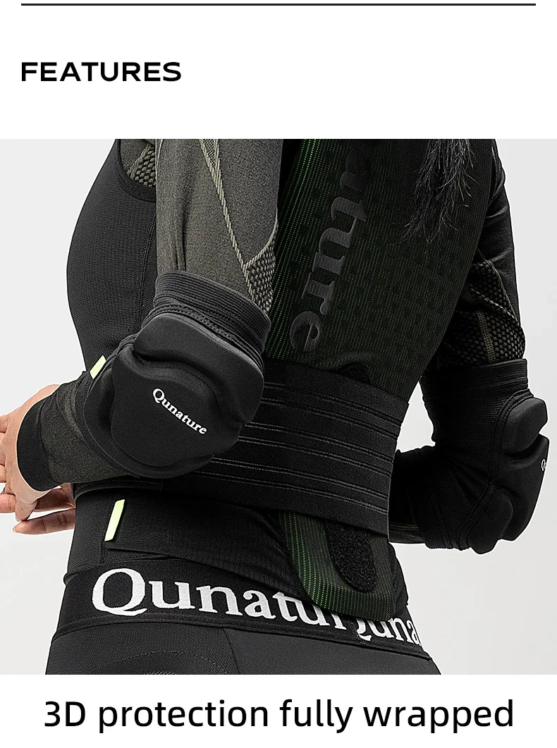 Elbow pads side profile