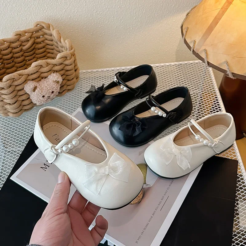 Girls Leather Shoes Spring Fashion