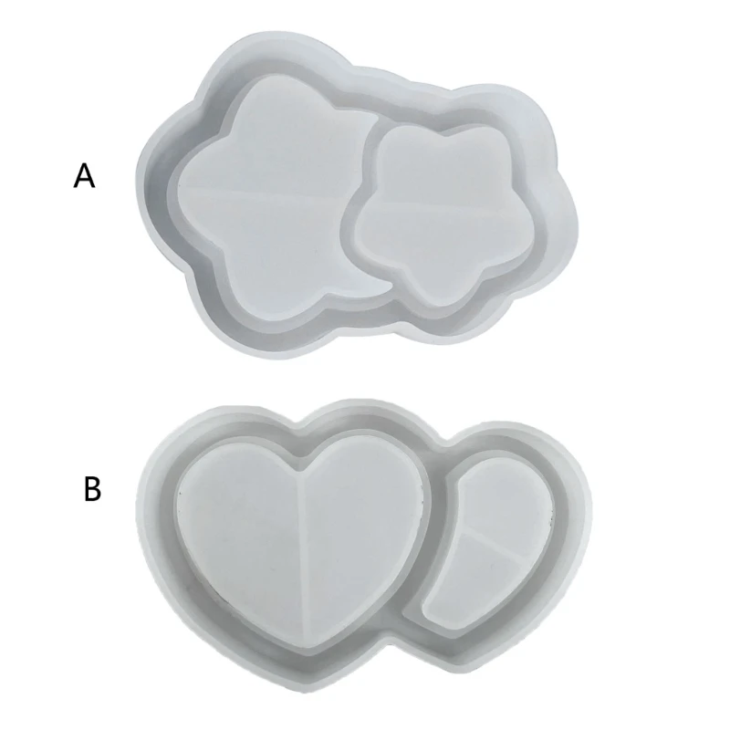 

Trays Making SMould torage Plate Epoxy Resin Mould Decorative Pieces 97QE