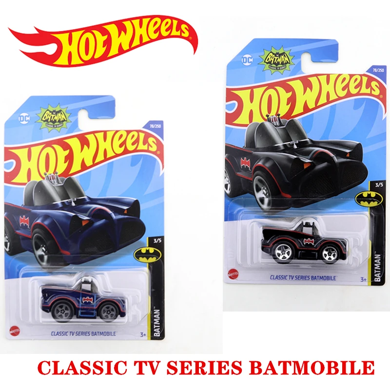 

2022-78 2023-03 Hot Wheels CLASSIC TV SERIES BATMOBILE Mini Alloy Coupe 1/64 Metal Diecast Model Car Kids Toys Gift