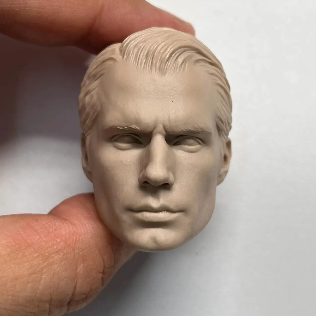 

1/6 Scale Head Sculpt Carving Henry Cavill 2.0 Unpainted Model for 12" Action Figure Body Dolls Soldier Hobbies Toys