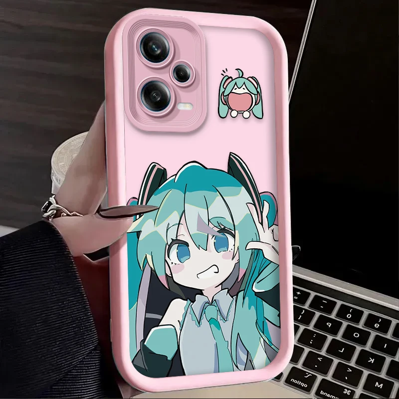 Miku Q Version Emoji Soft Phone Case
