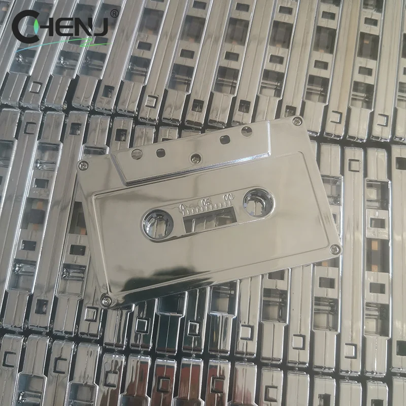 Gilded Electroplated Blank Audio Tape Standard Cassette Blank Tape Player Empty Magnetic Audio For Speech Music Recording audio tape recorder