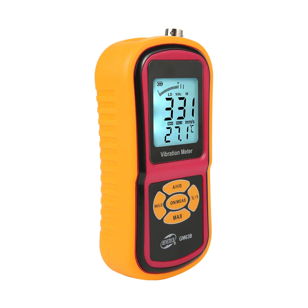 2024 GM63B  Digital Vibration Meter 0.1~199.9m/s2 Machinery Manufacturing, electric power metallurgy, general aerospace 3