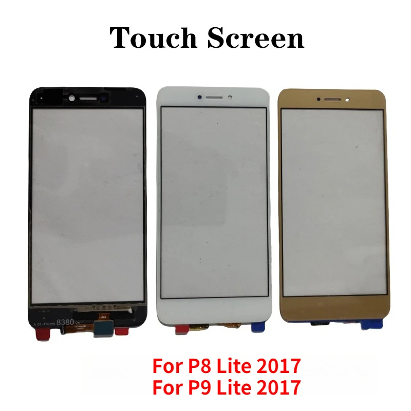 화웨이 P8 P9 P20 Lite 2015 2017 P Smart 2018 외부 스크린 디지타이저 센서 터치 패널 LCD 디스플레이 전면 유리