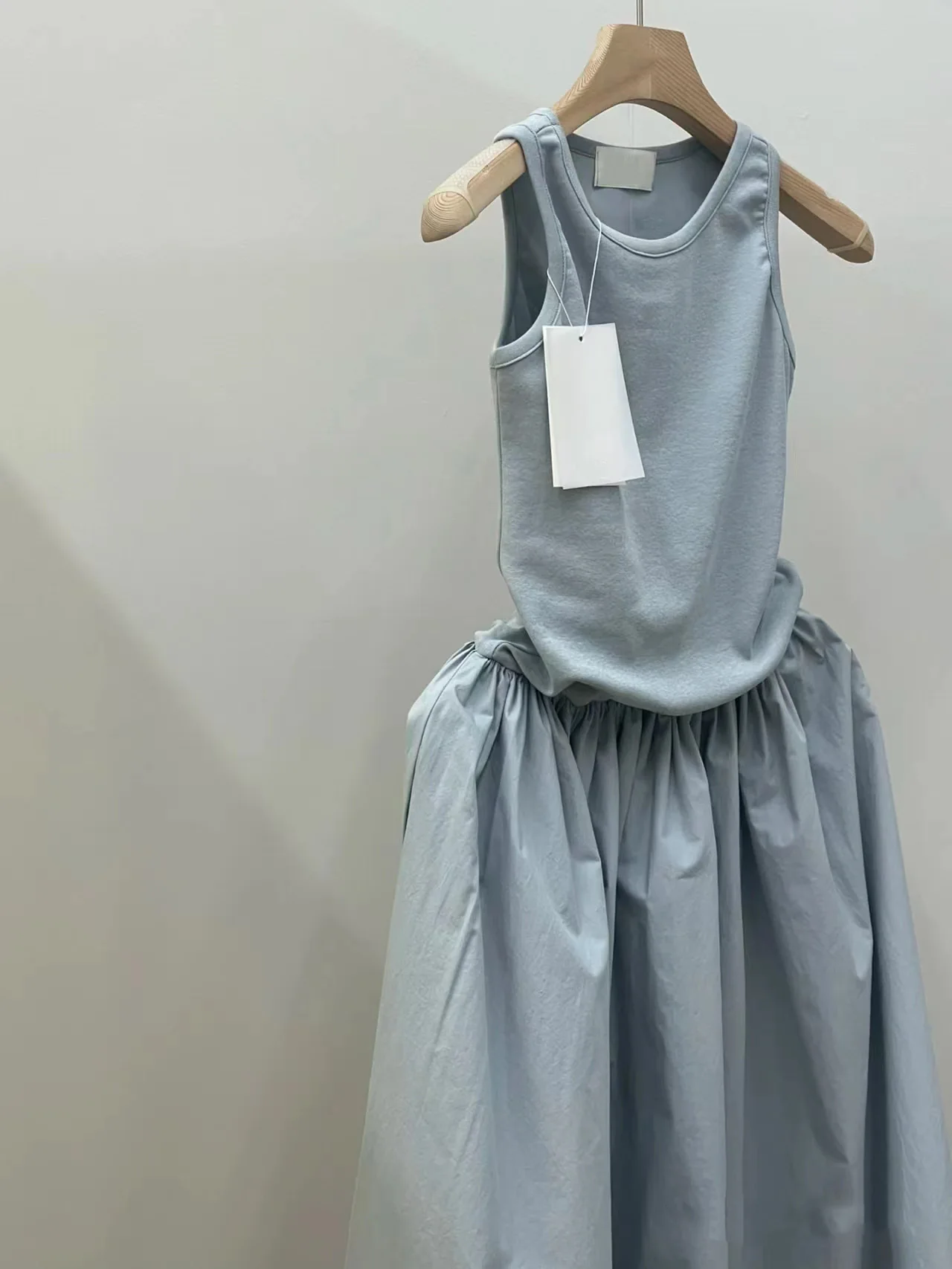 Women Elegant Long Dress Summer Sleeveless Korean Chic Dresses Ladies Vintage A Line Casual Long Robe Vestidos