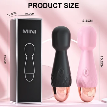 Mini Magic Wand Vibrators for women Clitoris Stimulator AV Stick G Spot Massager Female Masturbator Sex Toys for Woman 5