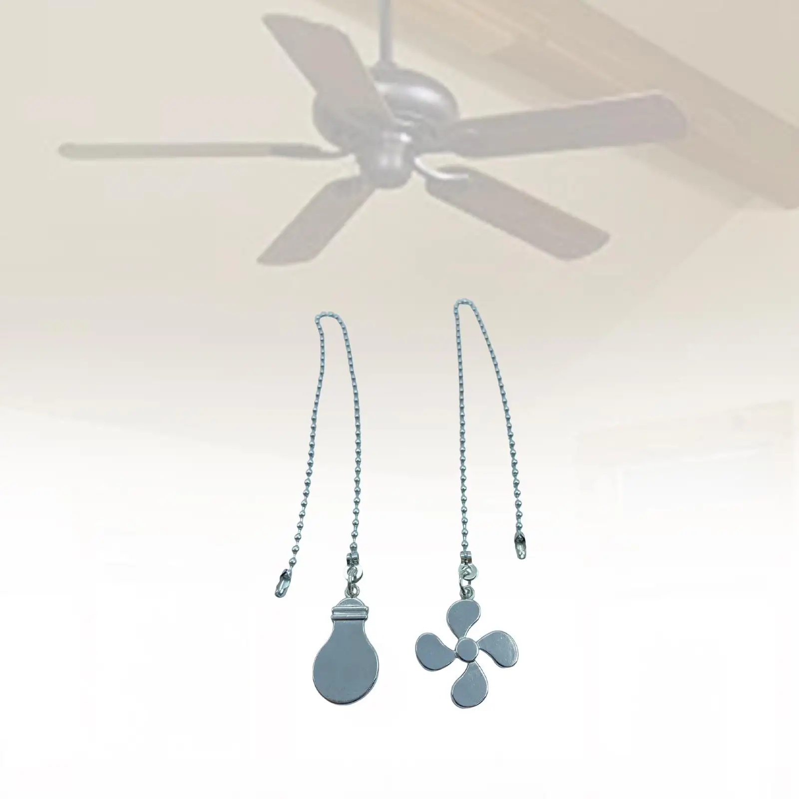 Ceiling Fan Pull Chain Ornaments Fan Extension Chain for Lamp Ceiling Fan