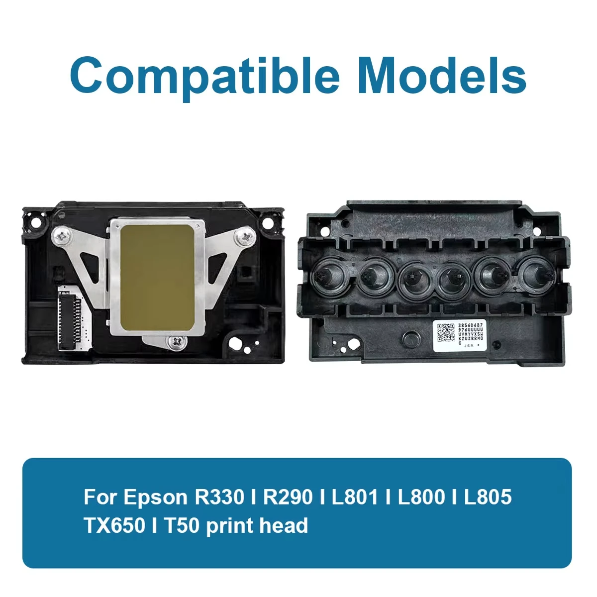 SUIXING R330 프린트헤드, Epson F180000 프린트 헤드 교체용, L800 L805 L850 T50 P50 R290 DTF 프린터 카베잘