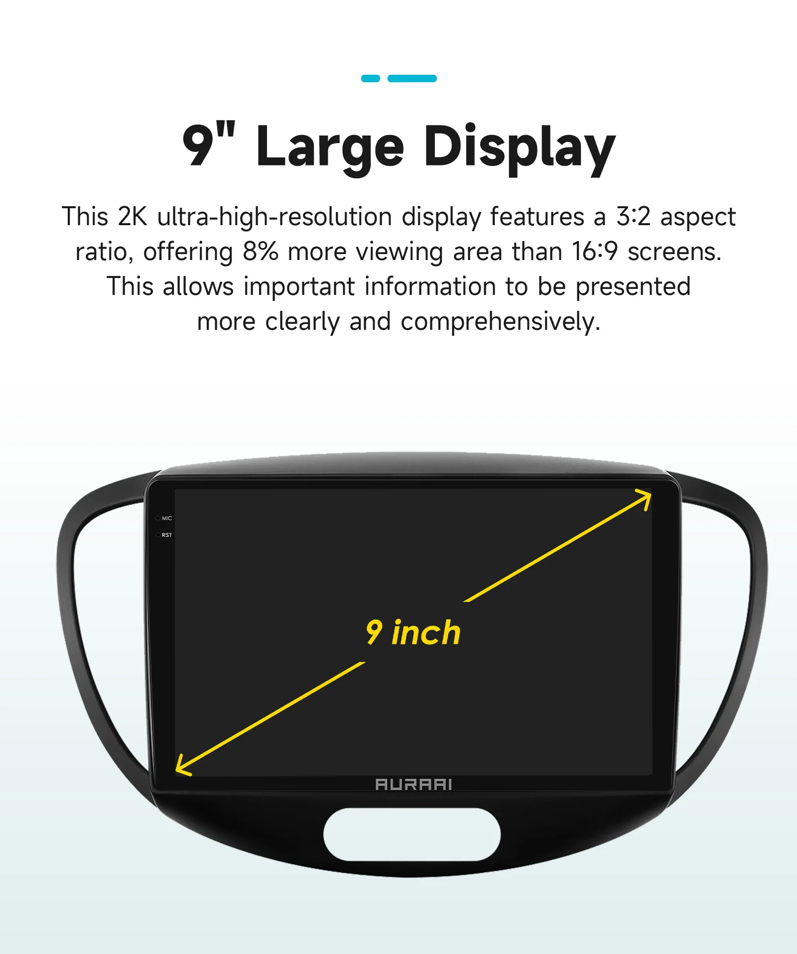 8-Kern 8+256G AI Carplay Android Autoradio für Hyundai I10 2007-2013 Multimedia-Player 2K Intelligenter Bildschirm GPS ADAS+360-Grad-Kamera – Detail 35