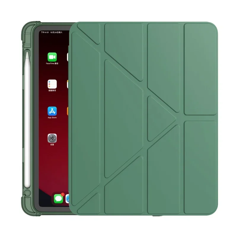 Case For iPad 10.2 9th 9.7 Mini 6 Pro 11 10.5 Air 4 3 Smart Cover With Pencil Holder iPad 5th 6th Generation ipad case tablet case