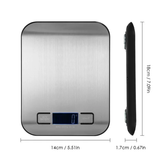 A Xiaomi Digitális Konyhai Skála 10 Kg -Os Precíziós Elektronikus Élelmiszer -Skála Mérő Szerszámok Főzéséhez Rozsdamentes Acél Egyensúly - Image 6