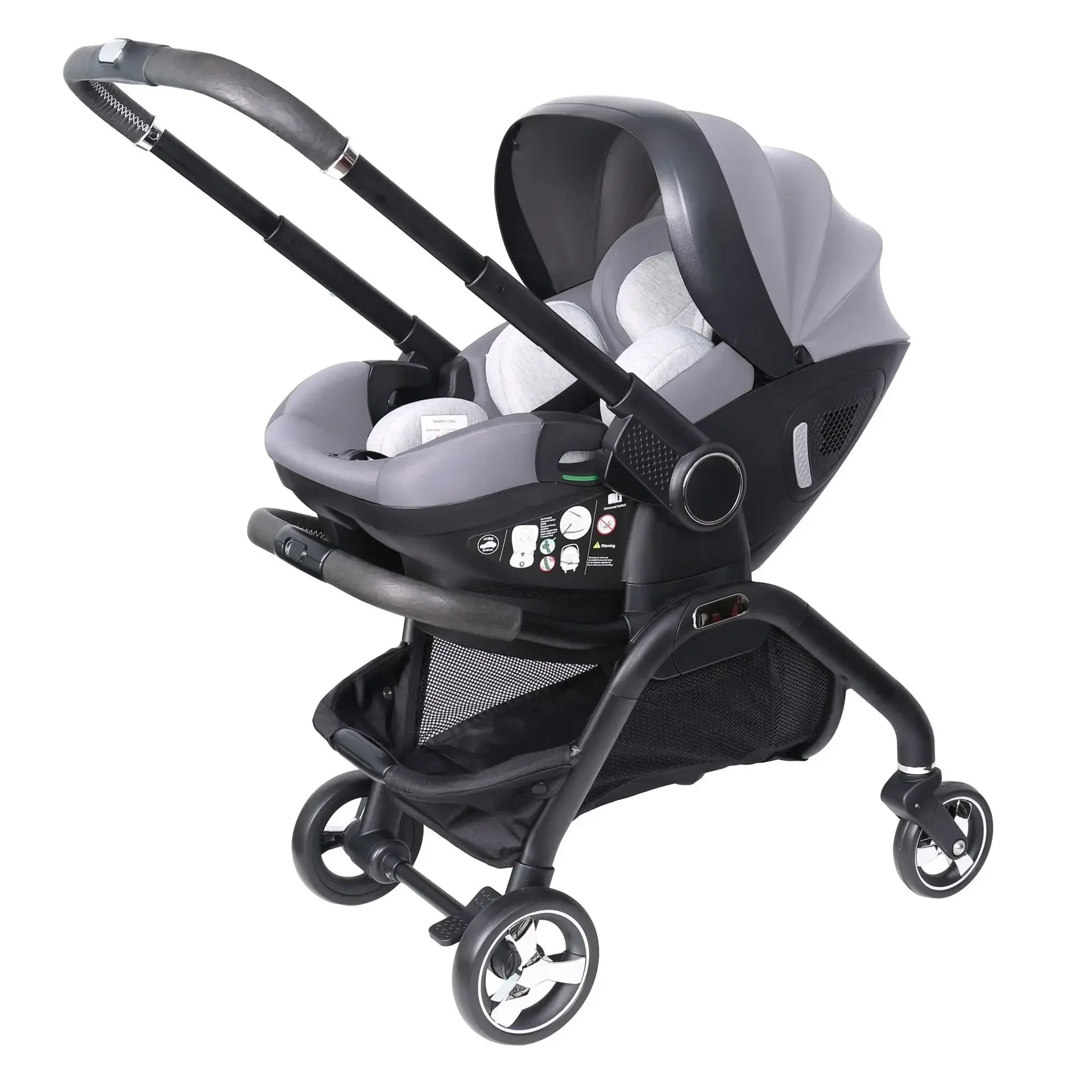 Kodilo baby safety stroller child safety seat newborn baby sleeping basket pushed both directions Easy operate