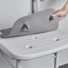 *The elderly bathroom folding stool folding chair with legs with armrests non-slip shower stool wall hanging 4