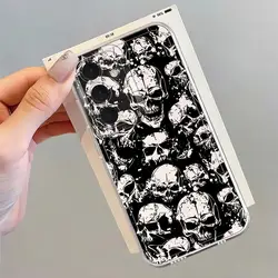 Spooky Skull Art Phone Cover Case - Galaxy A21s (Mix01)