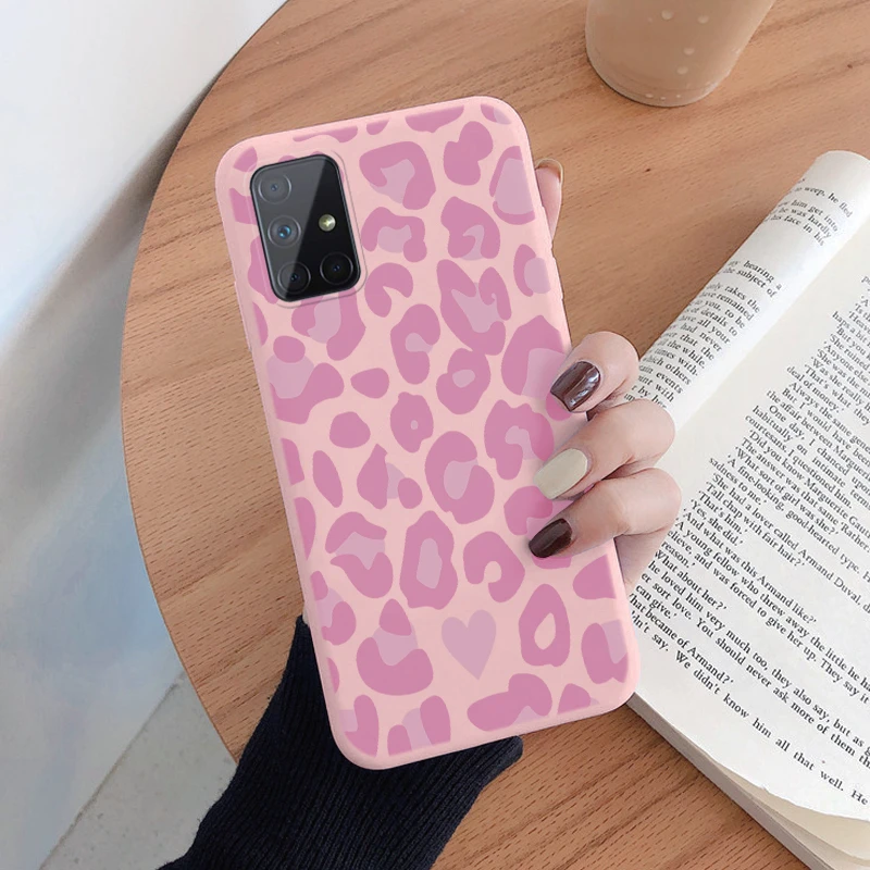 Leopard Print Soft Silicone Protective Phone Case - Stylish Back Cover