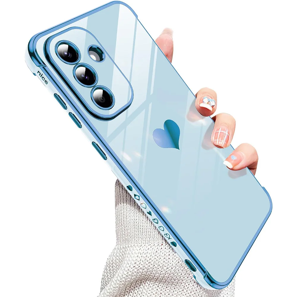 Luxury Plating Silicone Soft Case - Glitter Love Candy Color Glossy Finish