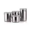 1 Pcs Stainless Steel Household Food Storage Container Storage Bottle Coffee Powder Sugar Container Airtight Can Holder Canister